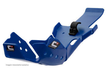 Osłona silnika i łącznika wahacza (pro-link) z tworzywa dtc enduro pasuje do: beta rr 4t 35/390/430/480/300 '20 kolor niebieski