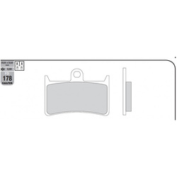 Klocki hamulcowe kh252 / kh380 półmetaliczne (oferta specjalna) wycofane z oferty