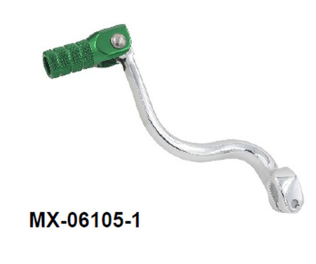 DŹWIGNIA ZMIANY BIEGÓW KAWASAKI KX 125 '03-'05, KX 500 '94-'04 (OEM: 13156-1347; 13156-1492) (KUTE ALUMINIUM) KOLOR SREBRNY (ANODOWANY)