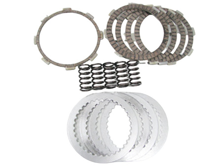 TARCZE, PRZEKŁADKI I SPRĘŻYNY SPRZĘGŁOWE (KOMPLET) KAWASAKI KLX 140 / L '08-'23, KLX 150 '09-'11 (DRC211)