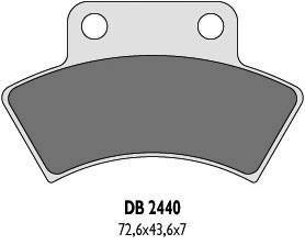 Klocki hamulcowe kh232 quadzilla, polaris tył