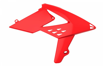 Osłony chłodnicy beta rr250/300 2t 13-18 350/400/450 4t 13-18 kolor czerwony komplet