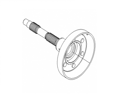 Dzwon Sprzęgła Power Force Cf Moto 500 Długi Czop Zęby Proste