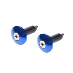 Końcówki kierownicy niebieskie