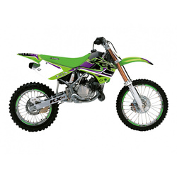 KOMPLET NAKLEJEK (OKLEIN) KAWASAKI KX 85 '01-'13 DREAM 5 KOLOR ZIELONY CZARNY