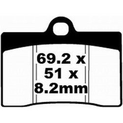 Klocki hamulcowe Aprilia RS4 125 Ducati 916