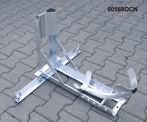 Stojak z uchwytem przedniego koła do transportu motocykla (z kołyską) ocynk