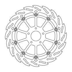 Tarcza pływająca przód prawa 320mm (supermoto) pasuje do ktm 890 duke r '20-