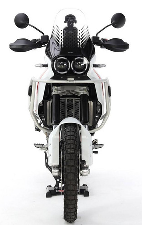 Gmole aluminiowe osłony silnika i chłodnic ducati desert x '22- (pasują do oryginalnej płyty pod silnik) kolor biały