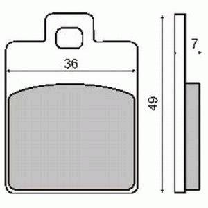Klocki Hamulcowe Piaggio Free Et2/Te4/Lx