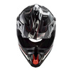 Kask enduro LS2 MX700 Subverter Evo Arched Black Silver Titanium