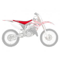 SIEDZENIE KOMPLETNE HONDA CR 125/250 '02-'07; CRF 450R '02-'04 STANDARD DOUBLE GRIP 3 KOLOR CZERWONY