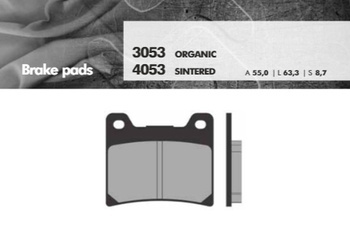 Klocki hamulcowe kh88 spiek metaliczny (złote) (ft 4053)