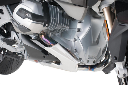 Deflektor wydechu do bmw r1200rt 14-18 srebrny