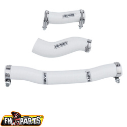Fm-parts silikonowe węże/przewody chłodnicy ktm exc 250/300 tpi '20-'23,  husqvarna te/tei 250/300 tpi '20-'23  ,gas-gas ec 250/300 tpi '20-'23  kolor biały