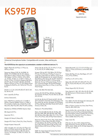 torba na gps / smartphone iphone x/8/7/6s/plus, samsung galaxy s6/s7/s8/s9 / edge z mocowaniem na kierownicę i lusterko - patrz opis dodatkowy