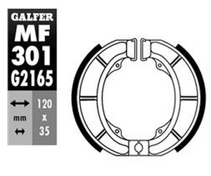 Szczęki hamulcowe 2022/09 tył derbi atlantis 50/100 '99-, suzuki address 50 '92-, ap 50 '94-, lido 50/75/80 '89-,