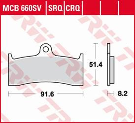 Klocki hamulcowe kh424 sinter street buell m2/s3/x1 1200 '98-'02, honda cb 1300 '98-'00, kawasaki zx-7rr '96-'99, mv augusta f4 750 '00-'05,