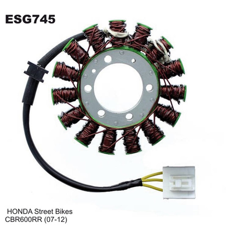 Uzwojenie alternatora (stator) honda cbr 600rr (07-12)