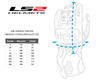 Rękawice motocyklowe LS2 Bend Man white gray