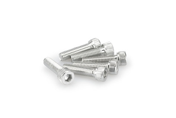 Śruby z anodyzowanego aluminium blister 6 śrub imbusowych m8x30mm srebrne