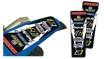 Komplet naklejek (oklein) na błotniki