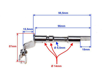 Dźwignia włączająca sprzęgło Keeway X-Ray 50 TX 50