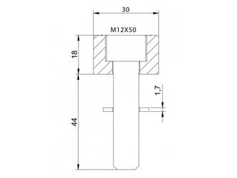 Adapter Lusterek Puig Hi-Tech Iv / Tracker (9581n, Lewy Lub Prawy)