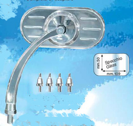 Lusterko uniwersalne aluminiowe