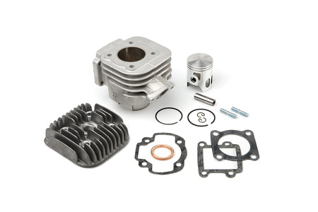 Cylinder nicasilowy  z głowicą airsal t6  minarelli vertical aprilia sr mbk booster yamaha bws 47,6mm 2t