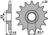 Zębatka przednia 2149 15 18nc yamaha 250 tricker 06-08, ybr 250 08-11 (łańc. 428)