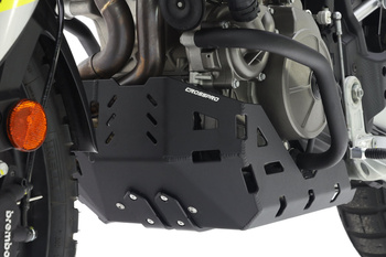 OSŁONA SILNIKA ALUMINIOWA APRILIA TUAREG 660 '22- KOLOR CZARNY MAT