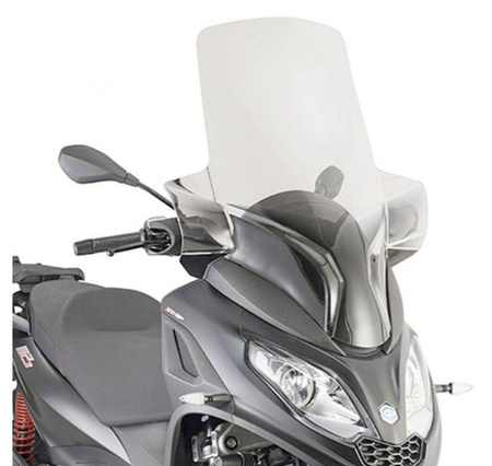Szyba piaggio mp3 300 hpe '19-'21 84 x 69 cm przezroczysta