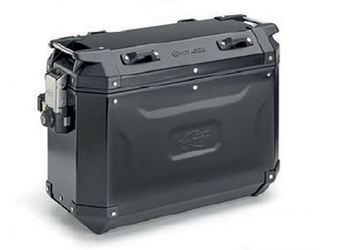 KUFER BOCZNY 37L MONOKEY CAM SIDE KVG37B K'VOYAGER ALUMINIOWY PRAWY KOLOR CZARNY ANODOWANY BLACK LINE