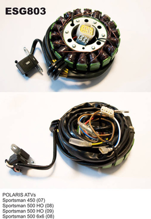 Uzwojenie alternatora (stator) polaris sportsman 450/500 (07-09)