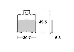 KLOCKI HAMULCOWE TRW MCB674
