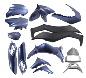 Komplet Osłon Plastikowych Power Force Yamaha N-Max 125 21-24 Niebieski Pd