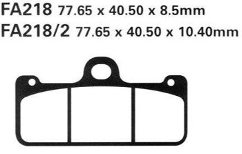 KLOCKI HAMULCOWE EBC EPFA218/2HH