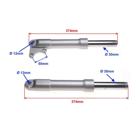 Amortyzator przód lewy i prawy do Piaggio Zip