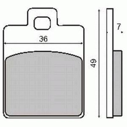 Klocki Hamulcowe Piaggio Free Et2/Te4/Lx