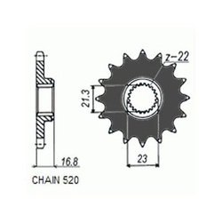 Zebatka Napedowa Sunstar Sunf370-15 (Wycofana Z Produkcji)