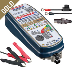 Ładowarka akumulatorów optimate 6 ampmatic 12v 6a 6-240ah / 24v 3a 3-120ah, std / agm / gel / deep cycle / ca-ca, sae (el) - zastępuje tm194