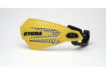 OSŁONY RĄK (LISTKI) Z MOCOWANIEM (22MM/28,6MM) MODEL MX RACE KOLOR ŻÓŁTY