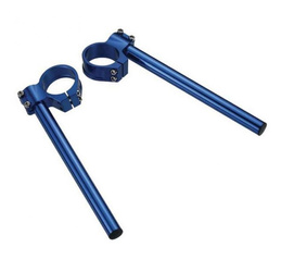 Kierownica dwuczęśćiowa regulowana street niska uchwyt 50mm kolor niebieski