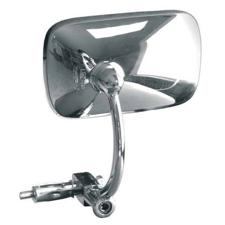 Lusterko uniwersalne, kolor chromowany, montaż w kierownicę ducati sportclassic, triumph thruxton 865/900/1000 2004-2010 (e296)
