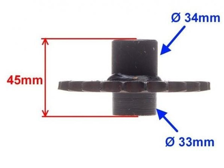 Zębatka przód zdawcza 23Z 428H do Shineray ATV150