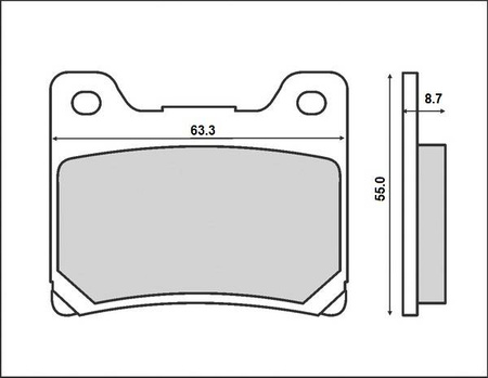 Klocki hamulcowe kh88 (ft 3053)
