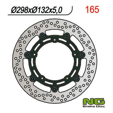 Tarcza hamulcowa przód yamaha fz6/r6/mt03/mt07/mt09/xj6 (ng165v) (298x132x5)(5x8,5mm)