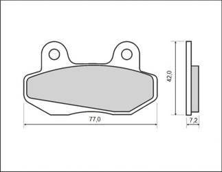 Klocki hamulcowe kh86 (ft 3069)