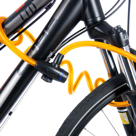 Linka stalowa z zamknięciem do motocykla roweru